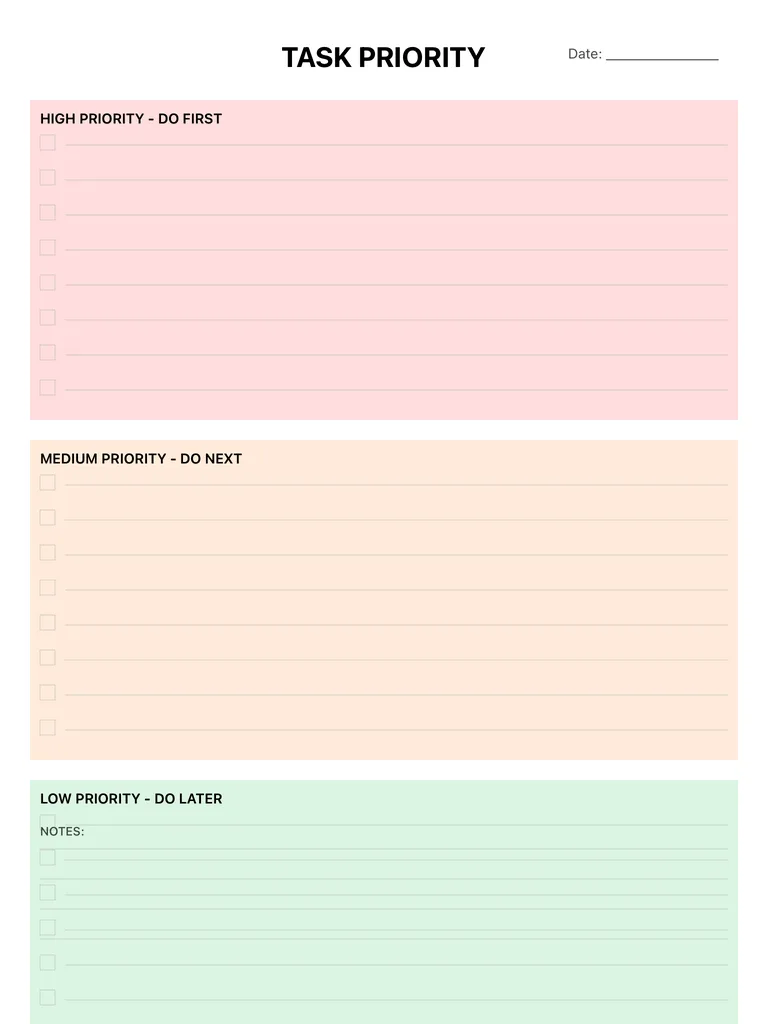 To Do List Template template preview