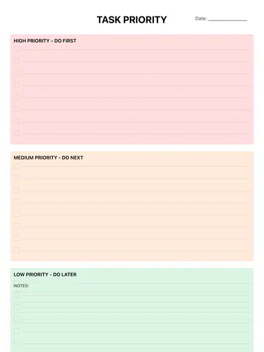 To Do List Template preview
