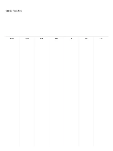 Weekly Planner preview
