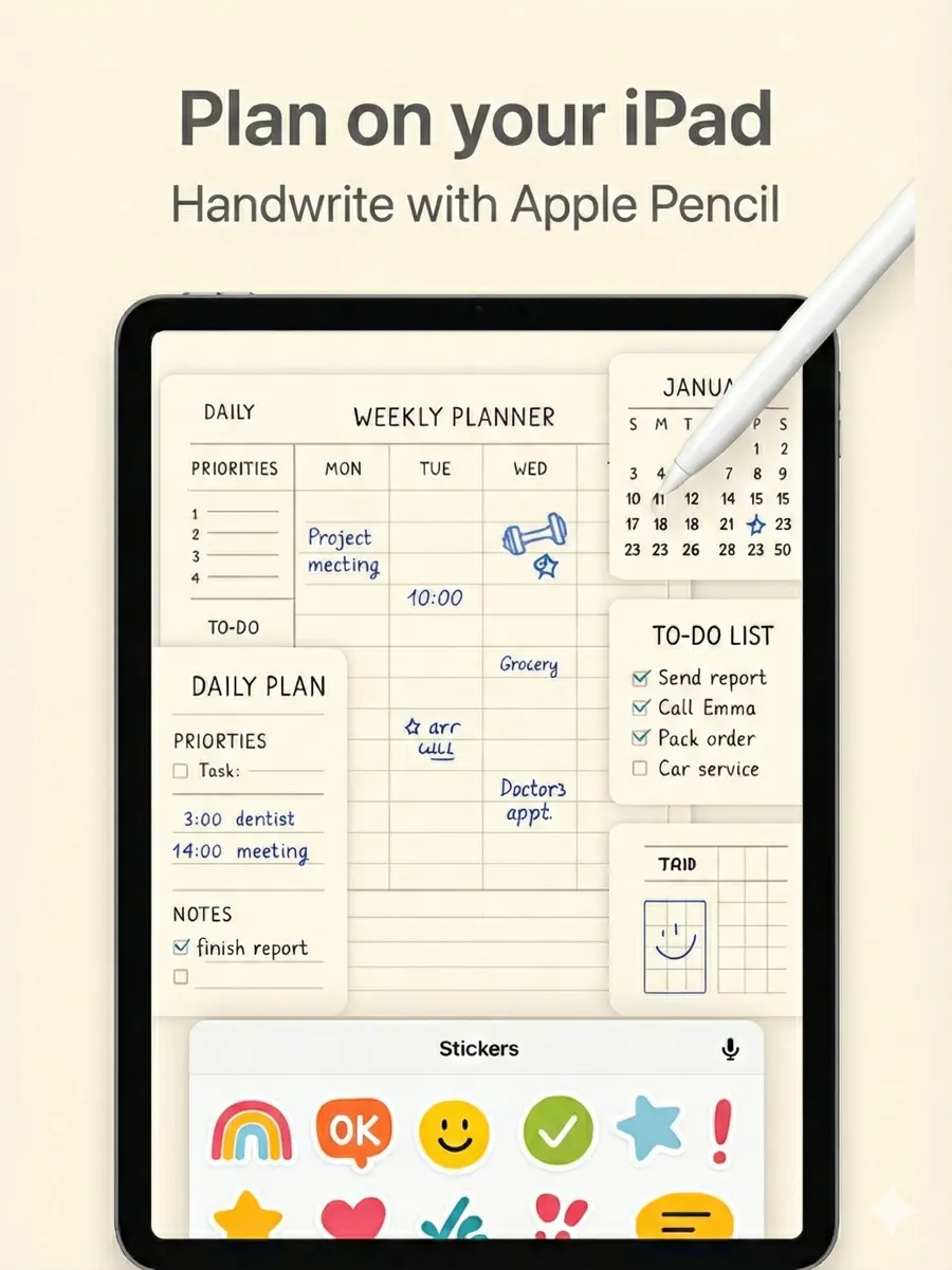 Planner for iPad screenshot 1